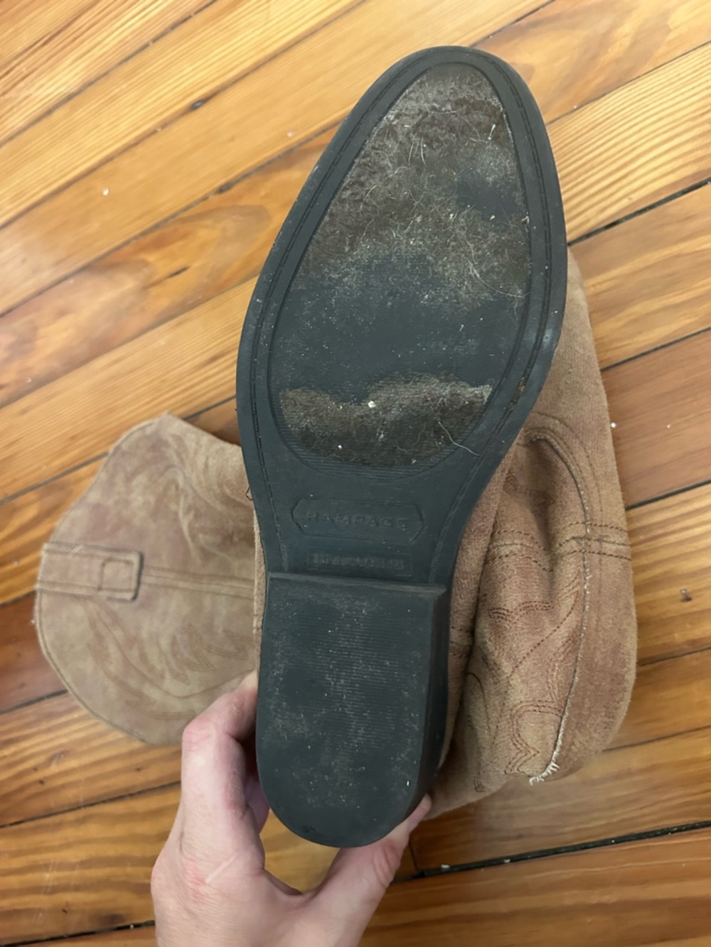 Rampage Suede Boots - Brown - Picture 5 of 7